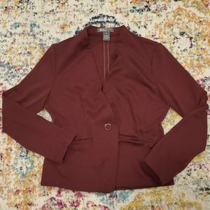 Maroon blazer